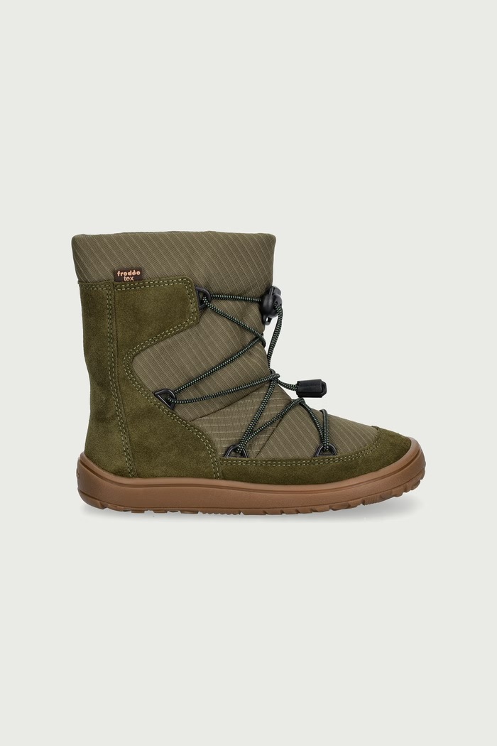 Froddo Μπότες χιονιού Παιδικές BAREFOOT TEX TRACK WOOL G3160251.25.30 μπεζ AW25