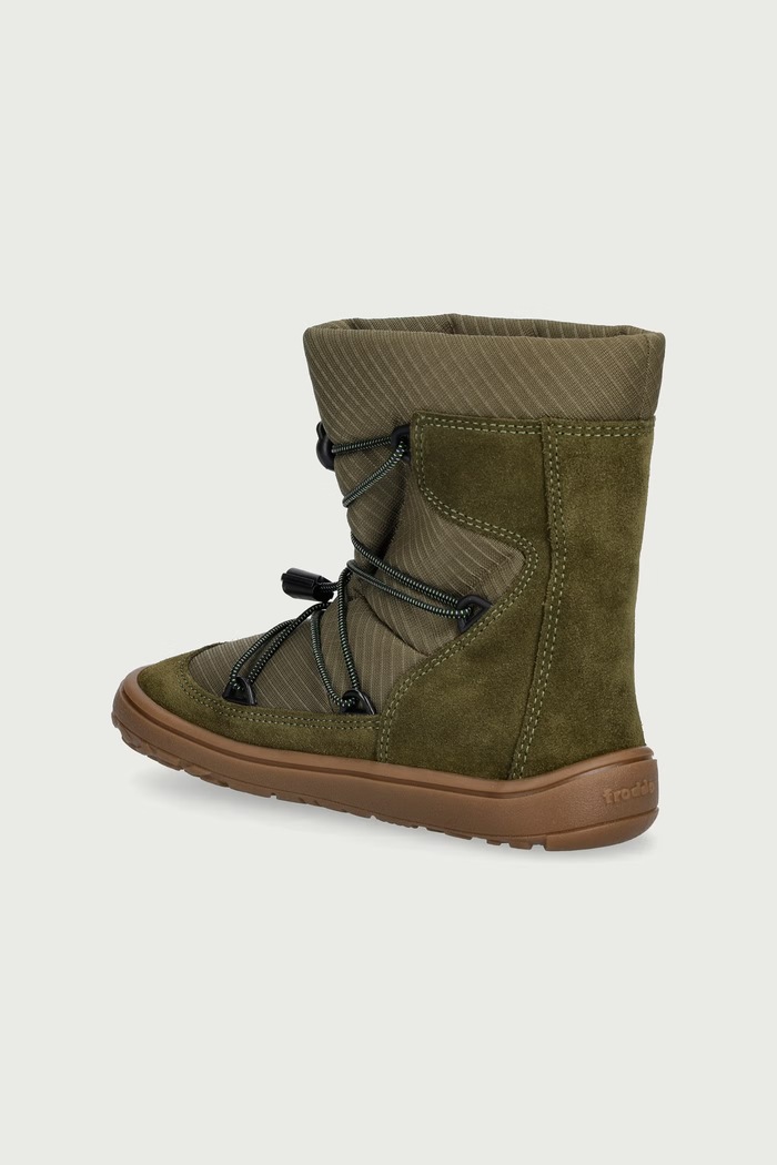 Αγορίστικα Froddo Μπότες χιονιού Παιδικές BAREFOOT TEX TRACK WOOL G3160251.25.30 μπεζ