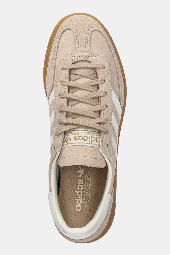 Semišové tenisky adidas Originals HANDBALL SPEZIAL béžová JP8238