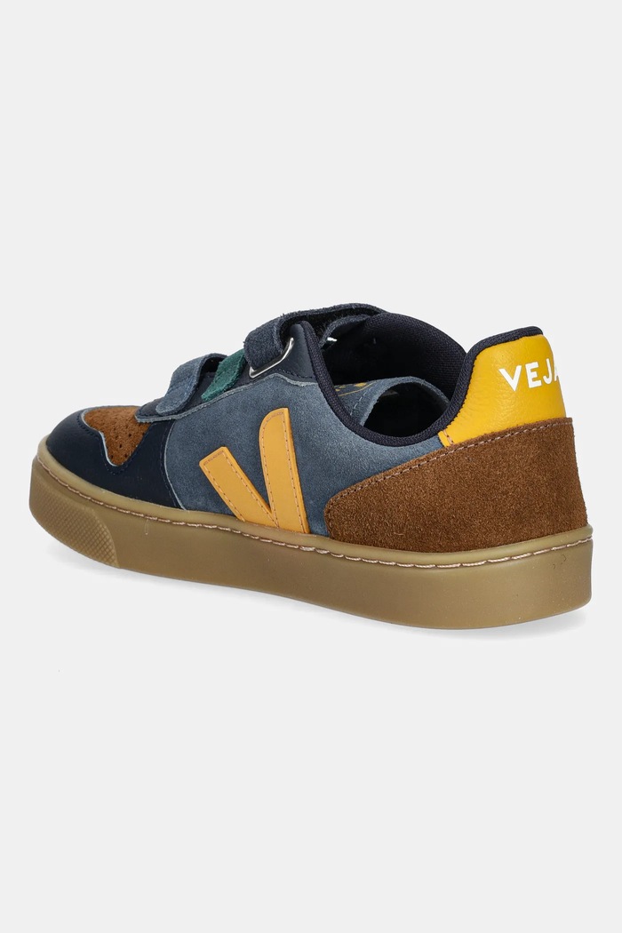 Băieți Veja Teniși din piele copii Small V-10 CV0320986C.28.35 albastru