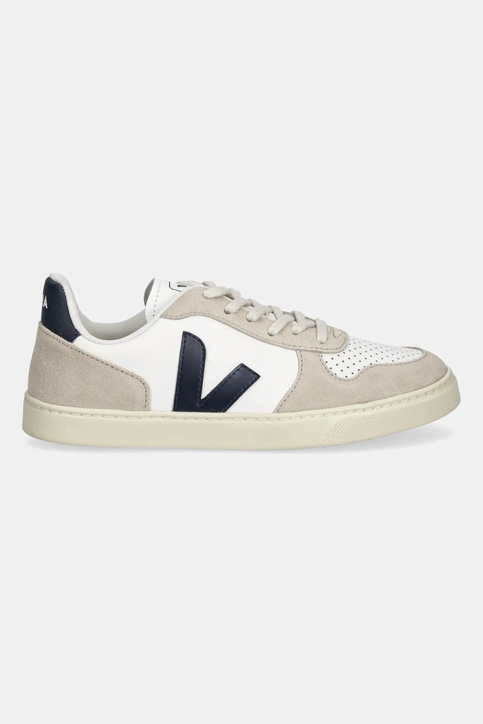 Kožené tenisky Veja Small V-10 Laces CX0503807C.36.39 béžová AW25