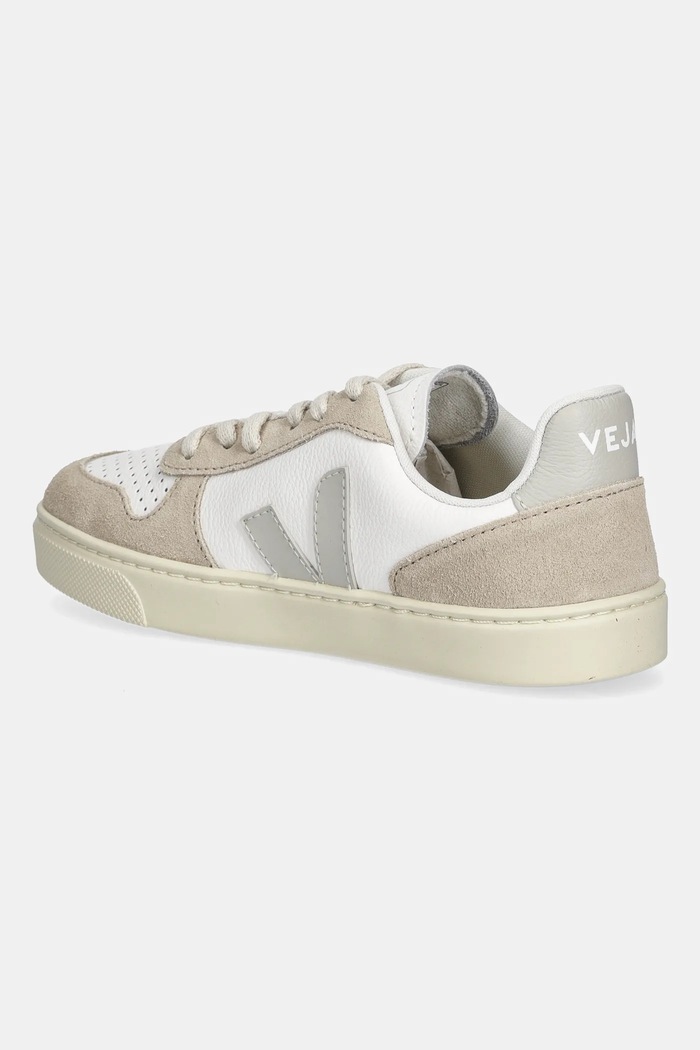 Băieți Veja teniși din piele copii Small V-10 Laces CX0520999C.28.35 bej