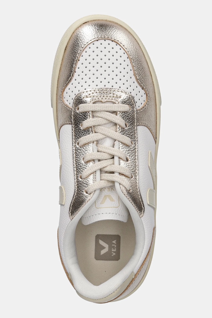 Veja sneakersy skórzane dziecięce Small V-10 Laces złoty CX0521003C.28.35