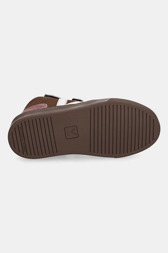Veja buty zimowe zamszowe dziecięce Small V-10 Mid Winter DF0320994C.28.35 różowy