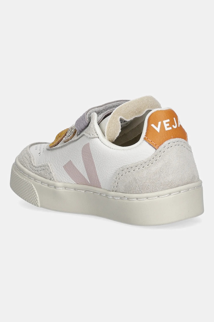 CHLAPEC Dětské kožené tenisky Veja Small V-90 SX2021009C.21.27 béžová