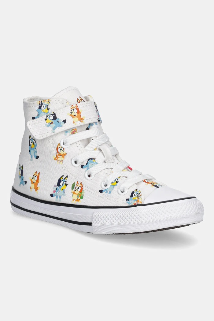 Detské tenisky Converse Chuck Taylor All Star 1V Rozprávkové postavičky biela A16463C