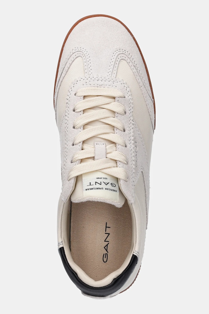 Σουέτ sneakers Gant Baylle μπεζ 31631003