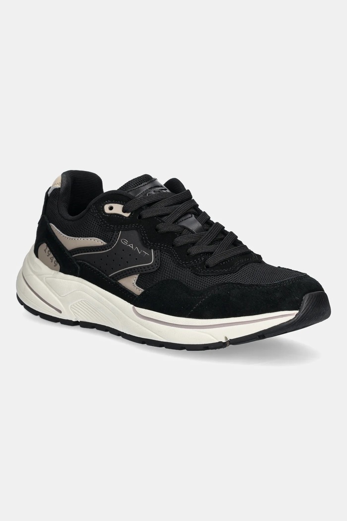 Sneakers Gant Jaybro δέρμα σαμουά μαύρο 31631159