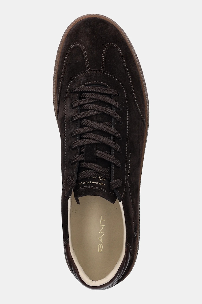 Sneakersy zamszowe Cuzmo Gant 31633008 brązowy