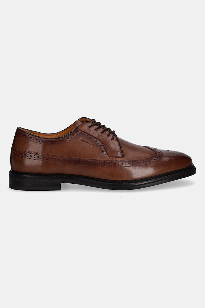 Kožené polobotky Gant Bidford 31631145 hnědá AW25