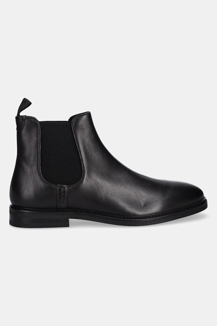 Gant bőr bokacsizma Bidford 31651143 fekete AW25