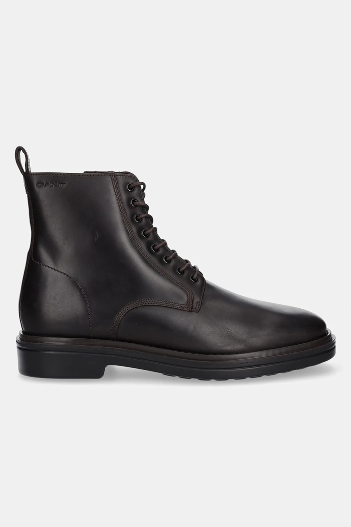 Kožené členkové topánky Gant Boggar 31641134 hnedá AW25