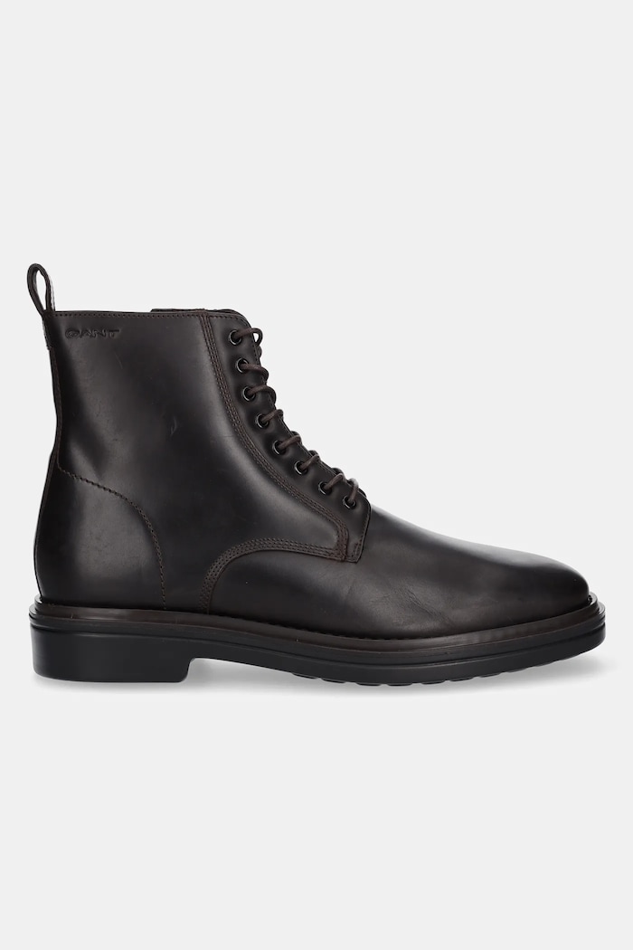 Kožené členkové topánky Gant Boggar 31641134 hnedá AW25