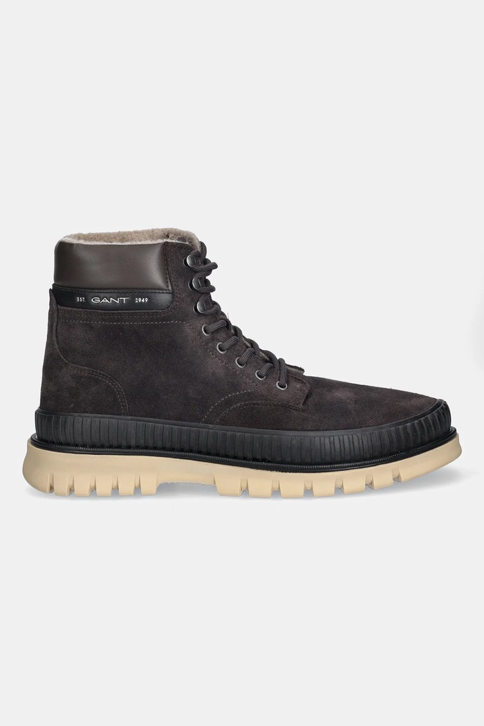 Semišové členkové topánky Gant Nebrada 31643110 hnedá AW25