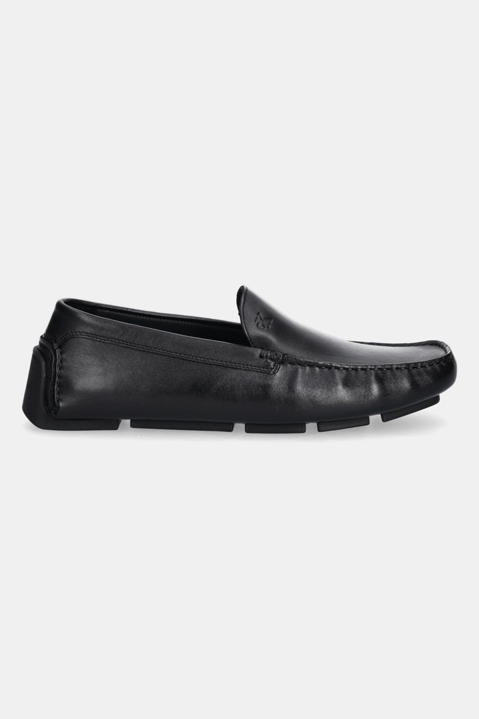Kožené mokasíny Calvin Klein DRIVER LTH HM0HM01864 čierna AW25
