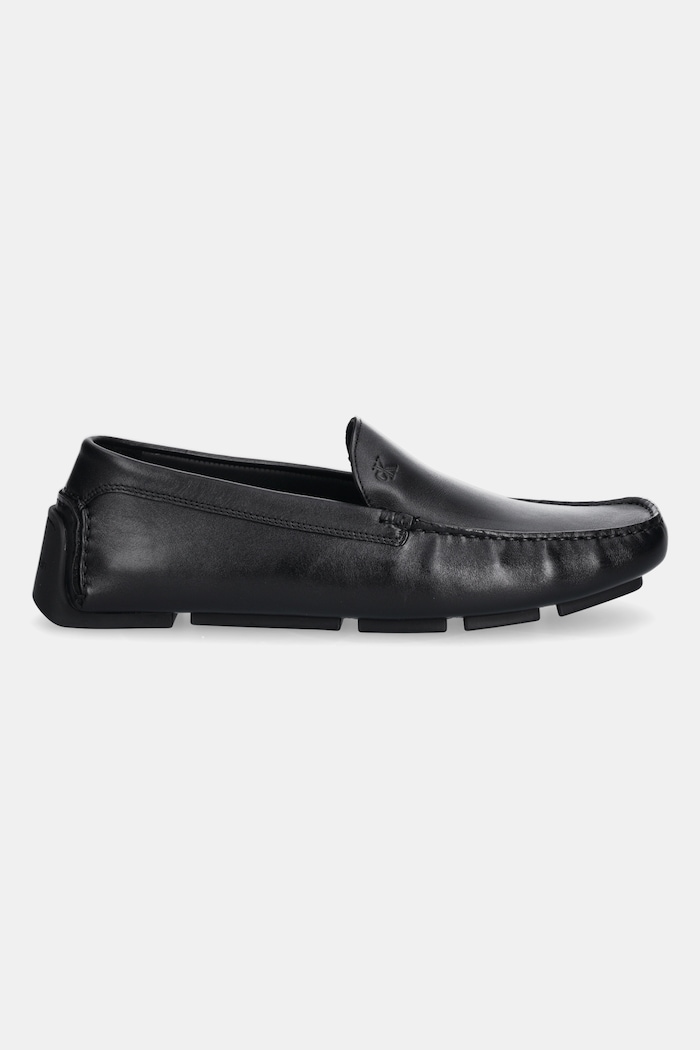 Kožené mokasíny Calvin Klein DRIVER LTH HM0HM01864 čierna AW25