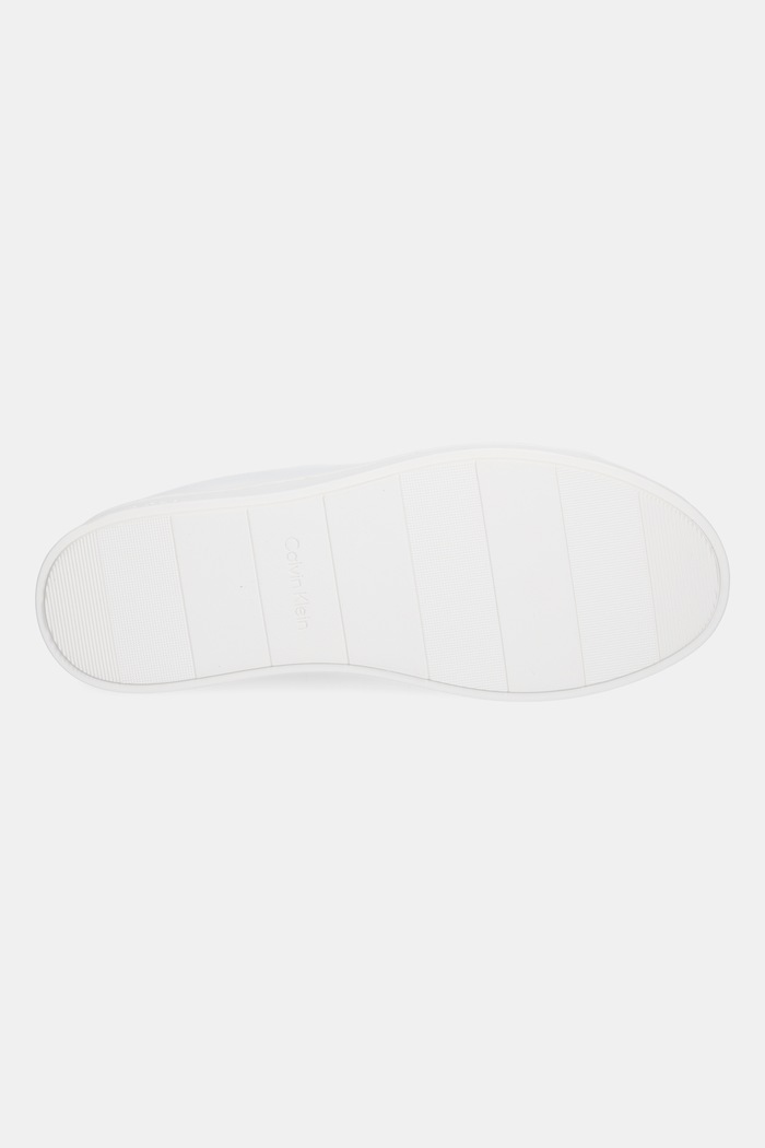 Usnjene superge Calvin Klein PURE LOW LACEUP CUPSOLE HF LTH HM0HM01859 bela