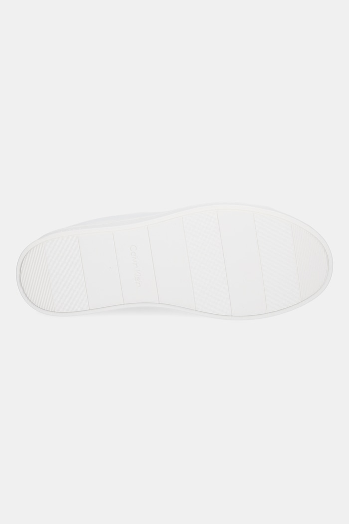 Usnjene superge Calvin Klein PURE LOW LACEUP CUPSOLE HF LTH HM0HM01859 bela