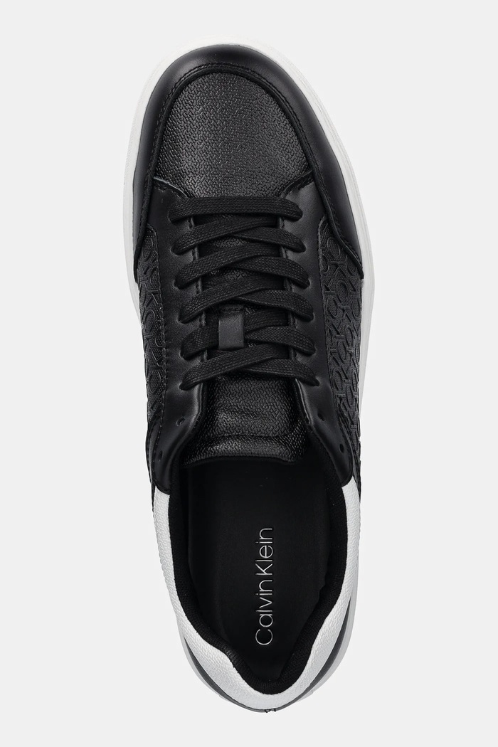 Calvin Klein sneakersy CLEAN CUP LOW LACEUP MONO czarny HM0HM01899