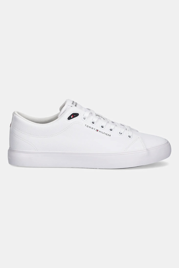 Tommy Hilfiger Tenisky Tommy Hilfiger TH HI VULC CORE LOW LTH II ESS FM0FM05511 bílá SS26
