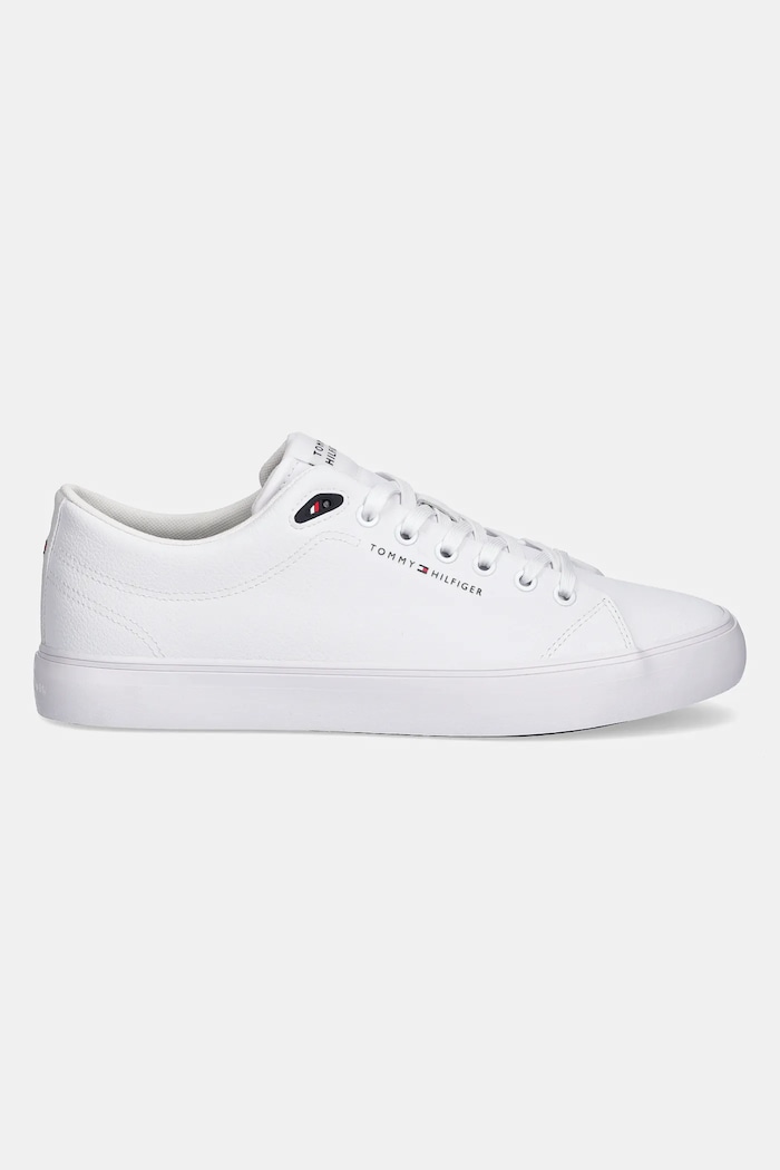 Tommy Hilfiger Tenisky Tommy Hilfiger TH HI VULC CORE LOW LTH II ESS FM0FM05511 bílá SS26