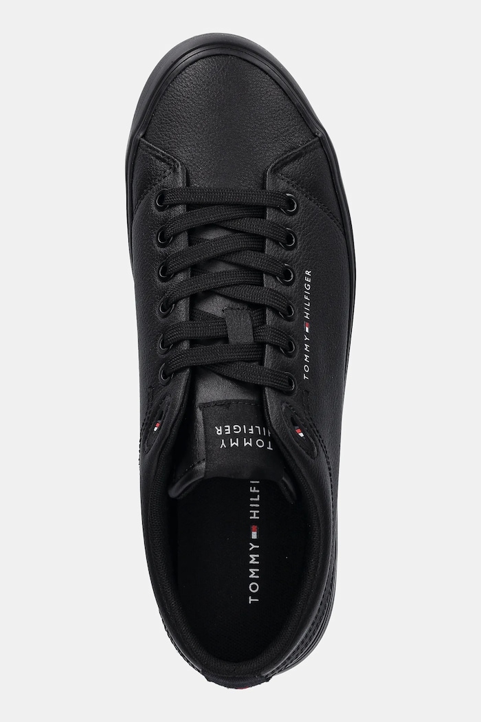 Sneakers Tommy Hilfiger TH HI VULC CORE LOW LTH II ESS μαύρο FM0FM05511
