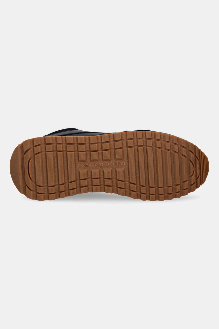 Tommy Hilfiger bőr sportcipő NEW RUNNER EVA LTH ESS FM0FM05512 fekete