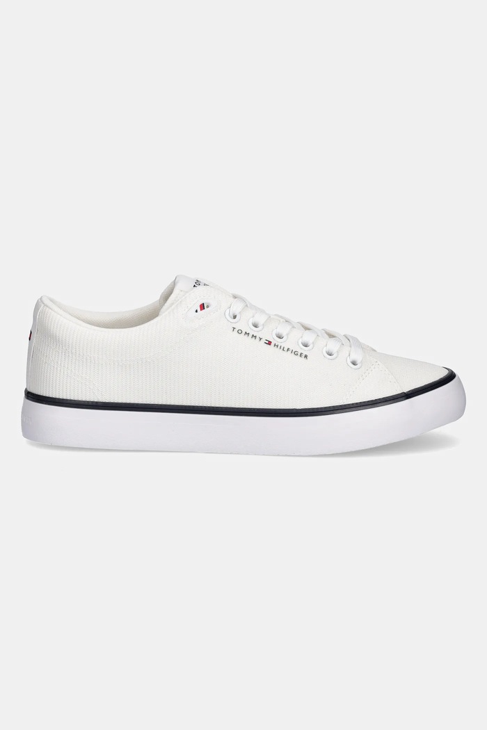 Πάνινα παπούτσια Tommy Hilfiger TH HI VULC CORE LOW II MESH FM0FM05513 μπεζ AW25