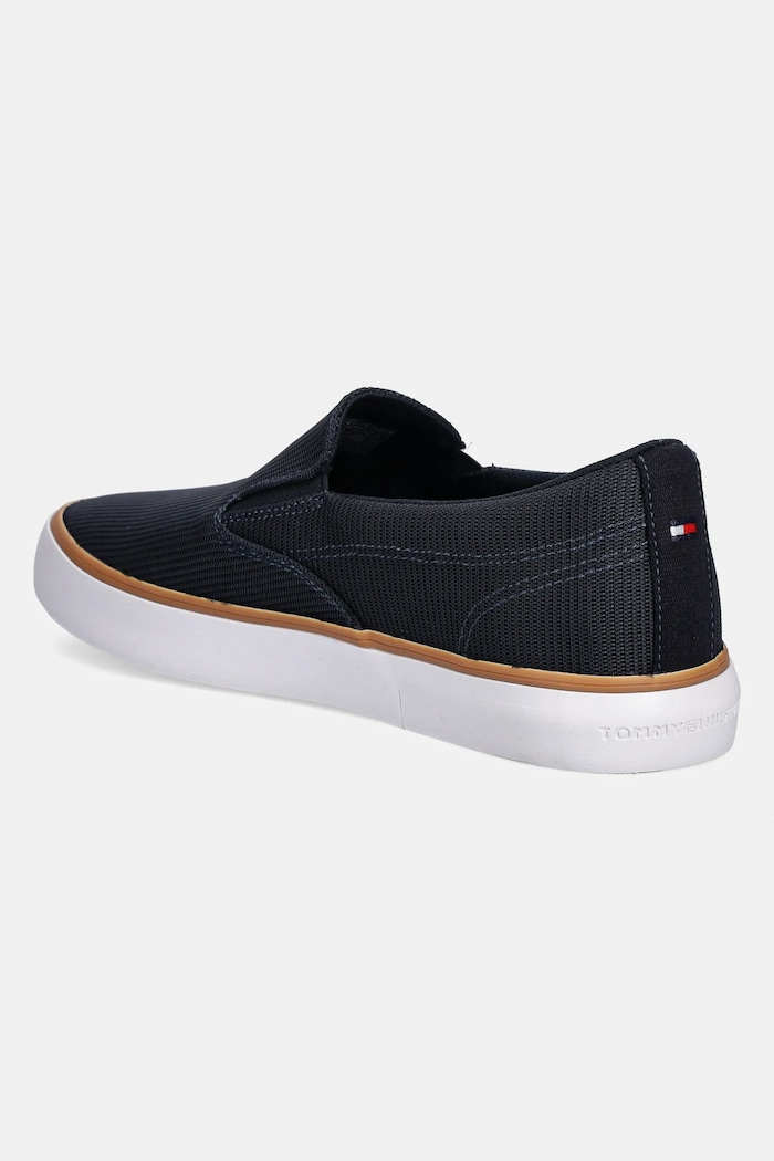 Παπούτσια Πάνινα παπούτσια Tommy Hilfiger TH HI VULC CORE LOW II SLIPON FM0FM05514 σκούρο μπλε