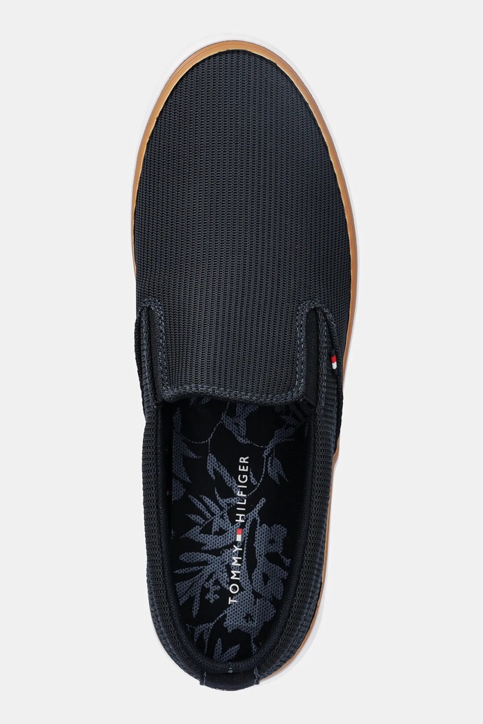 Πάνινα παπούτσια Tommy Hilfiger TH HI VULC CORE LOW II SLIPON σκούρο μπλε FM0FM05514
