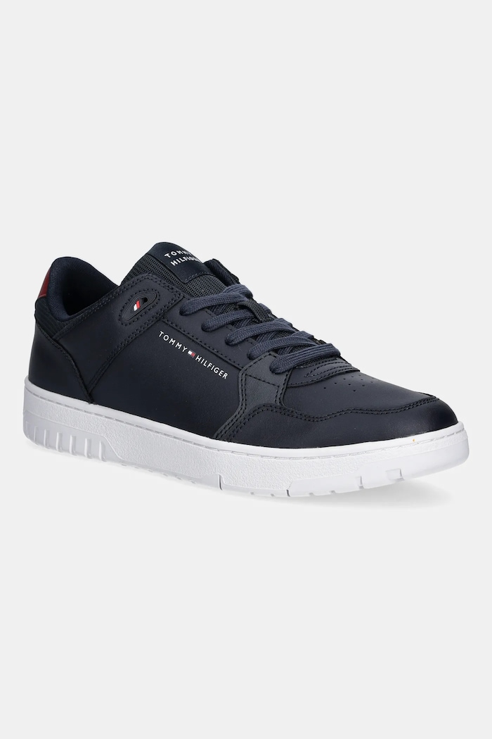 Tommy Hilfiger sneakersy TH BASKET CORE LITE LTH MIX tekstylny granatowy FM0FM05518