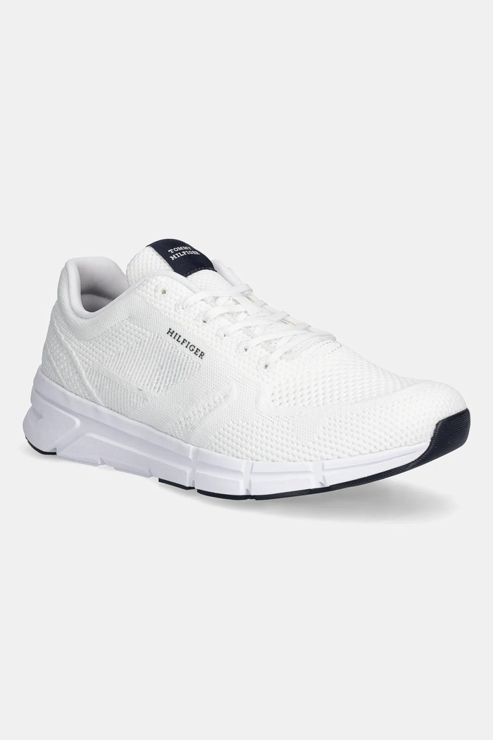 Tenisky Tommy Hilfiger MODERN COMFORT RUN KNIT Planet friendly biela FM0FM05524