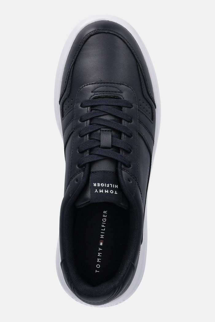 Tommy Hilfiger bőr sportcipő MODERN LIGHTCUP LTH sötétkék FM0FM05529