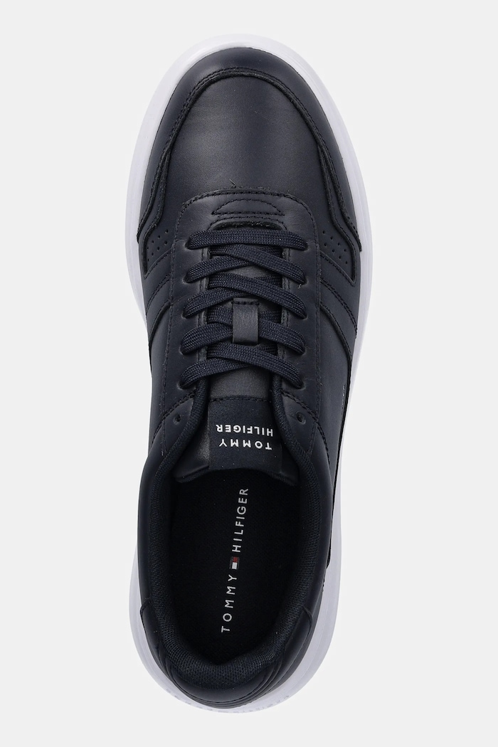 Tommy Hilfiger bőr sportcipő MODERN LIGHTCUP LTH sötétkék FM0FM05529