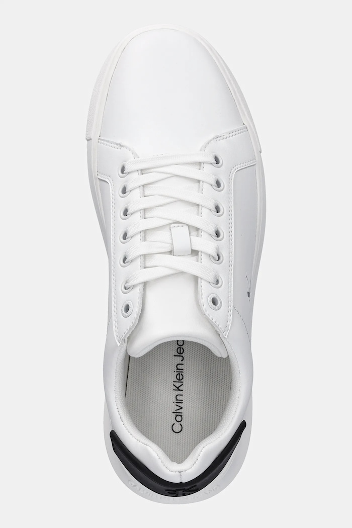 Calvin Klein Jeans sportcipő CHUNKY CUPSOLE RU PATCH LTH fehér YM0YM01296