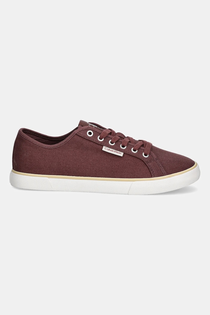 Tenisky Calvin Klein Jeans ESS VULC LOW MG CV YM0YM01301 burgundské AW25