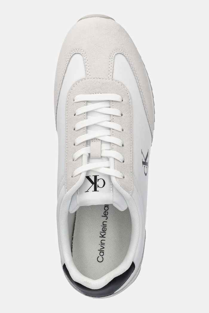 Tenisky Calvin Klein Jeans RETRO RUNNER LACE UP NY-SU béžová YM0YM01325