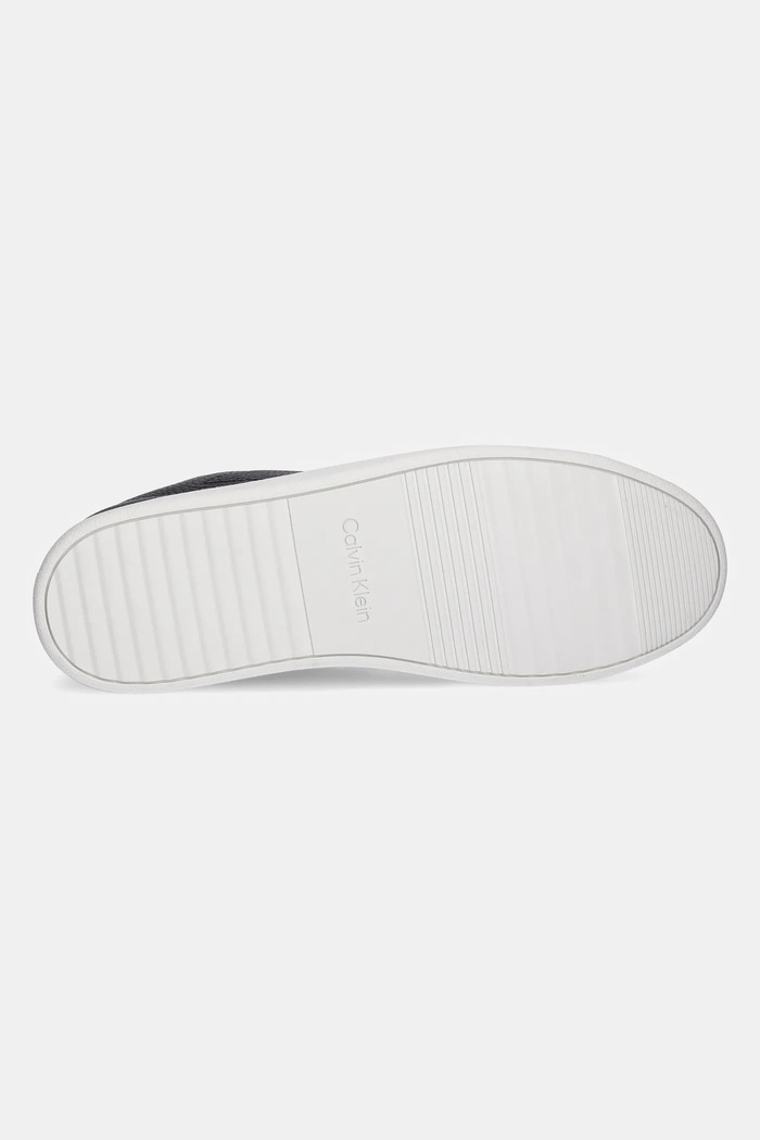Calvin Klein Jeans bőr sportcipő LOW PROFILE CUPSOLE TMB LTH YM0YM01331 fekete