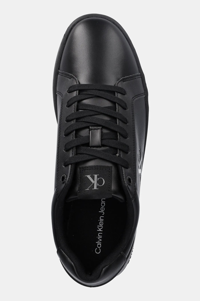 Calvin Klein Jeans sneakersy CLASSIC CUPSOLE MONO LTH czarny YM0YM01369