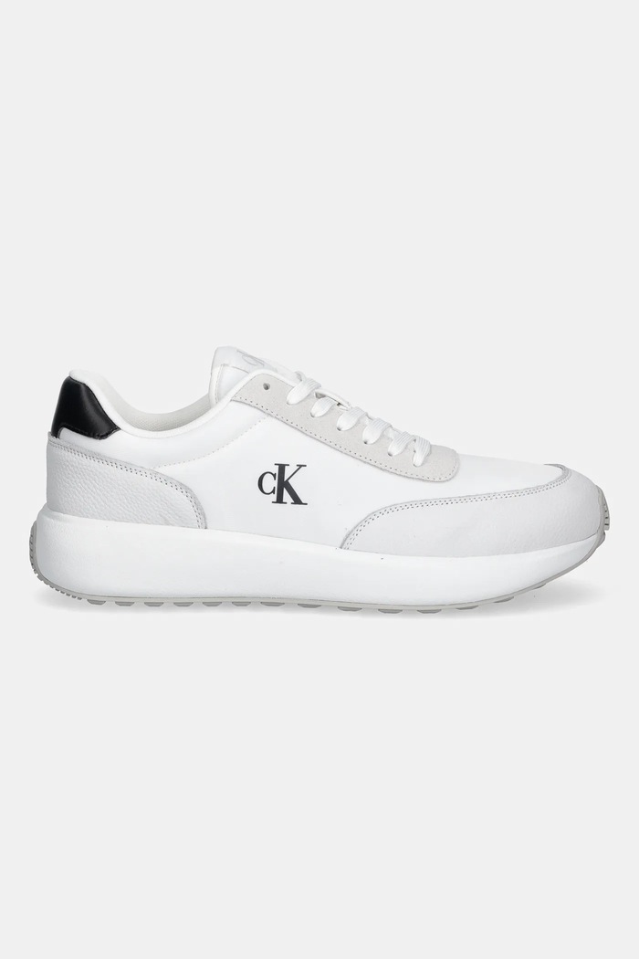 Calvin Klein Jeans sportcipő ATHLEISURE RUNNER LACEUP NY-SU YM0YM01370 fehér AW25