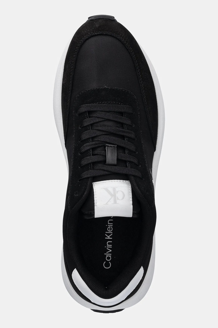 Calvin Klein Jeans sportcipő ATHLEISURE RUNNER LACEUP NY-SU fekete YM0YM01370