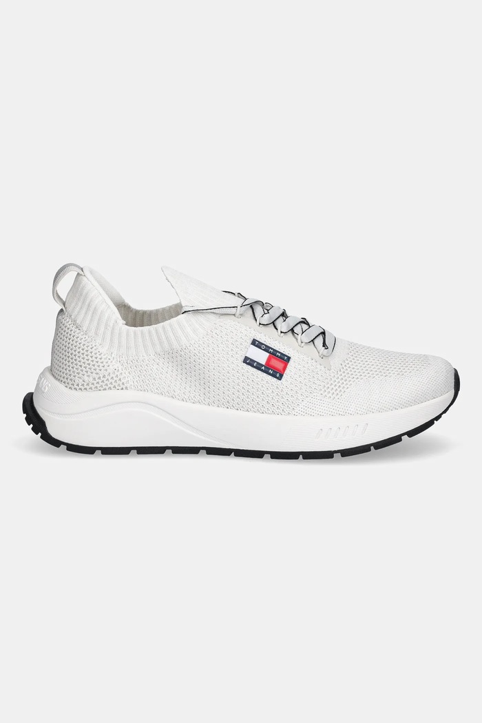 Tenisky Tommy Jeans TJM RUNNER KNITTED EM0EM01580 bílá AW25