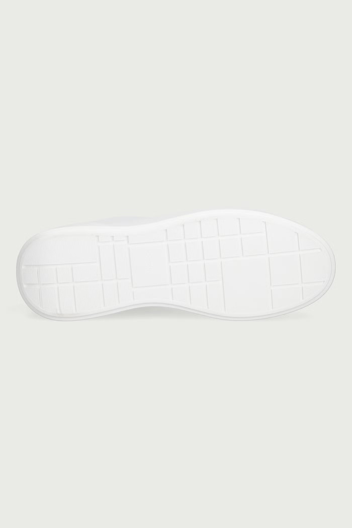 CHUNKY CUPSOLE LACEUP LTH sneakersy męskie skórzane Calvin Klein biały YM0YM01344