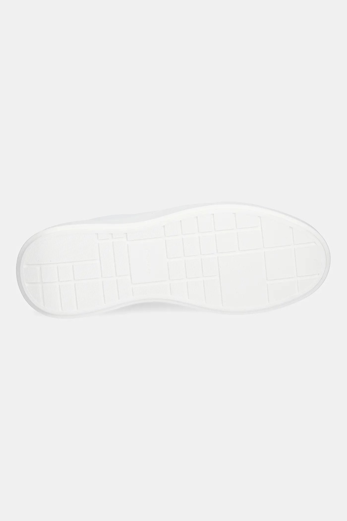 Calvin Klein sneakersy skórzane CHUNKY CUPSOLE LACEUP LTH YM0YM01344 biały