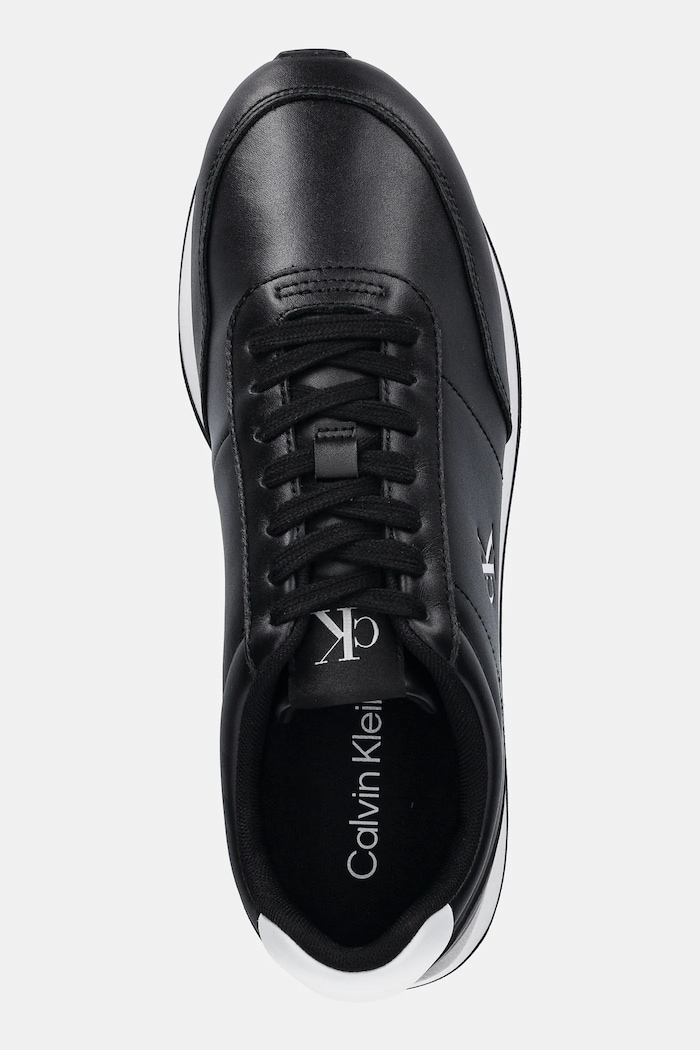 Tenisky Calvin Klein RETRO RUNNER ESS LTH čierna YM0YM01355