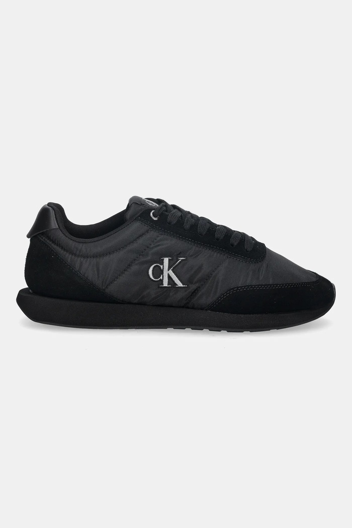 Tenisky Calvin Klein RETRO RUNNER ESS MIX MAT YM0YM01361 čierna AW25