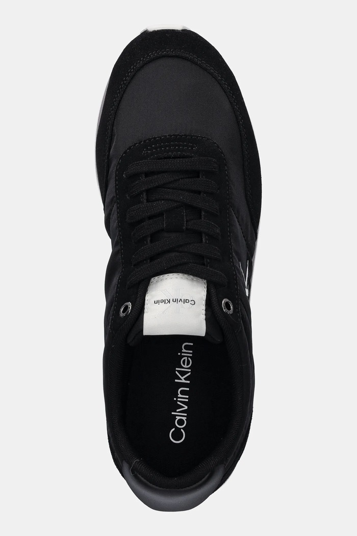 Tenisky Calvin Klein RETRO RUNNER ESS MIX MAT černá YM0YM01361