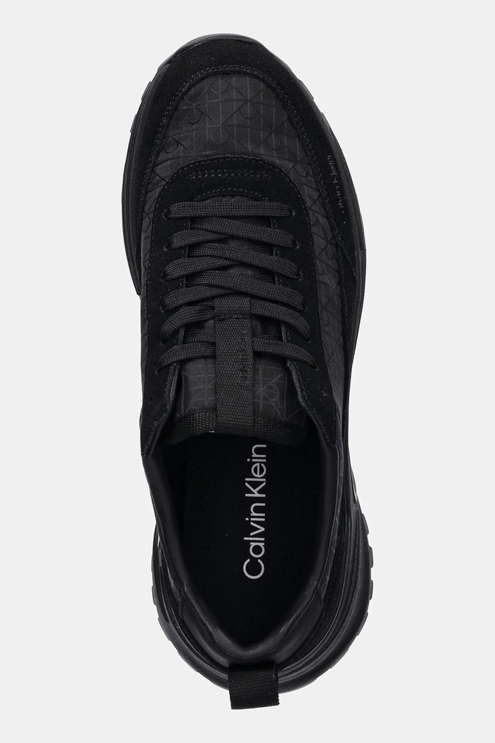 Tenisky Calvin Klein HIKE RUNNER CASUAL NY-SU AOP čierna YM0YM01378
