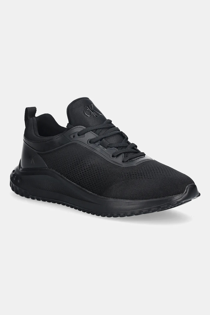 Tenisky Calvin Klein EVA RUNNER SOCK MIX textilný čierna YM0YM01386