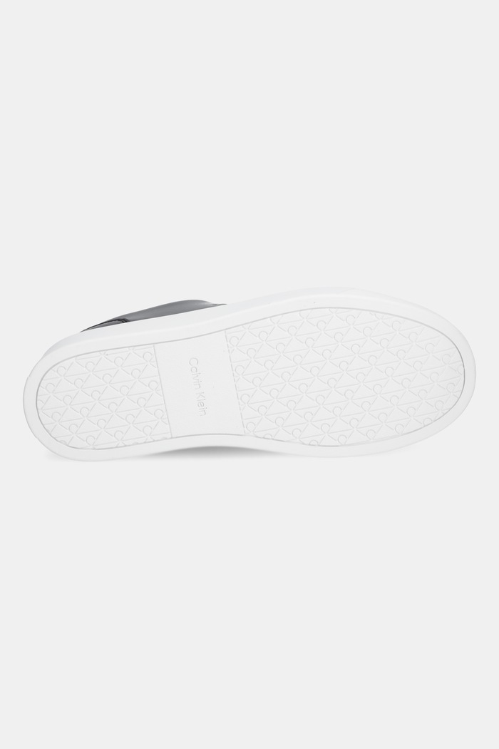 Kožené tenisky Calvin Klein CLASSIC CUPSOLE LACEUP LTH YM0YM01435 čierna